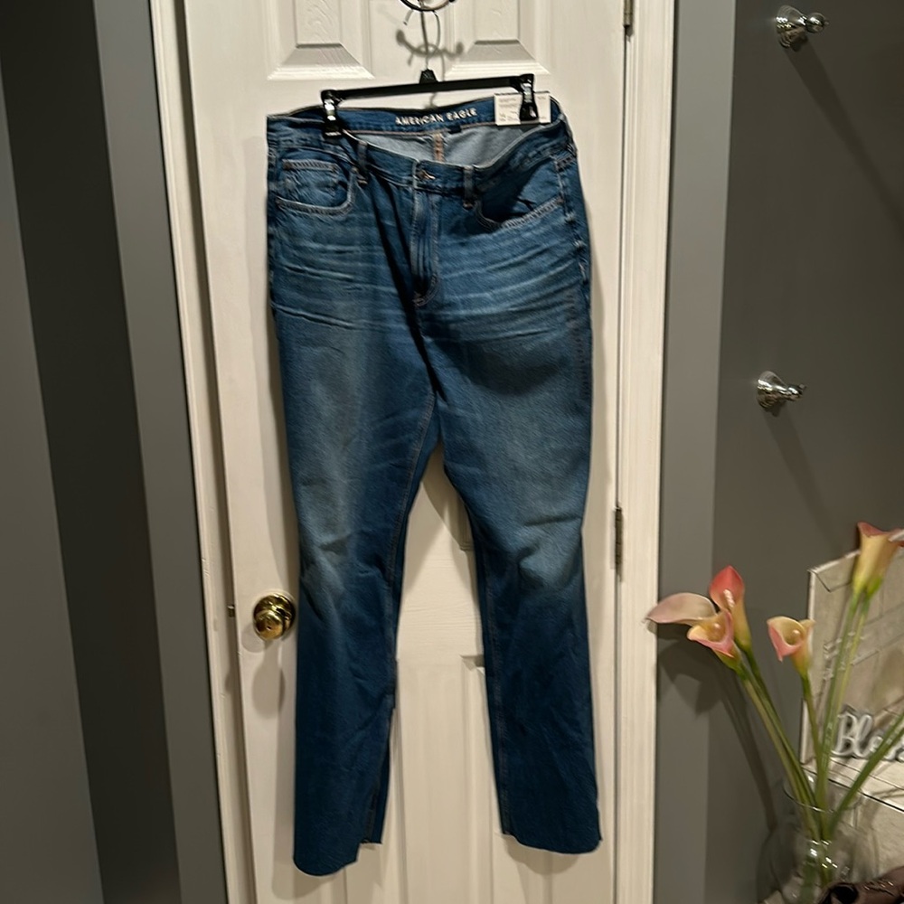 American Eagle baggie flare, low rise brand new